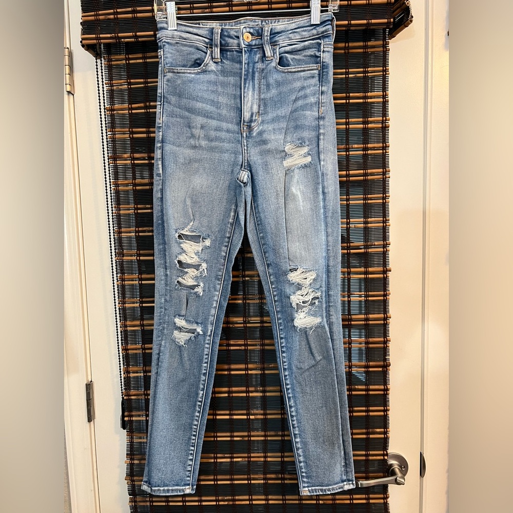American Eagle Next level Stretch High rise Jeggings Sz 4S